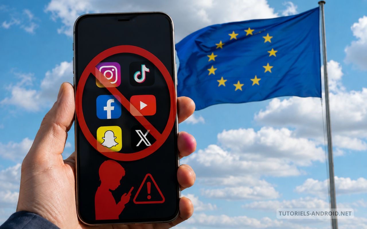 L'UE veut limiter l'accès des enfants aux réseaux sociaux 1 Réseaux sociaux interdits aux mineurs dans l'Union européenne